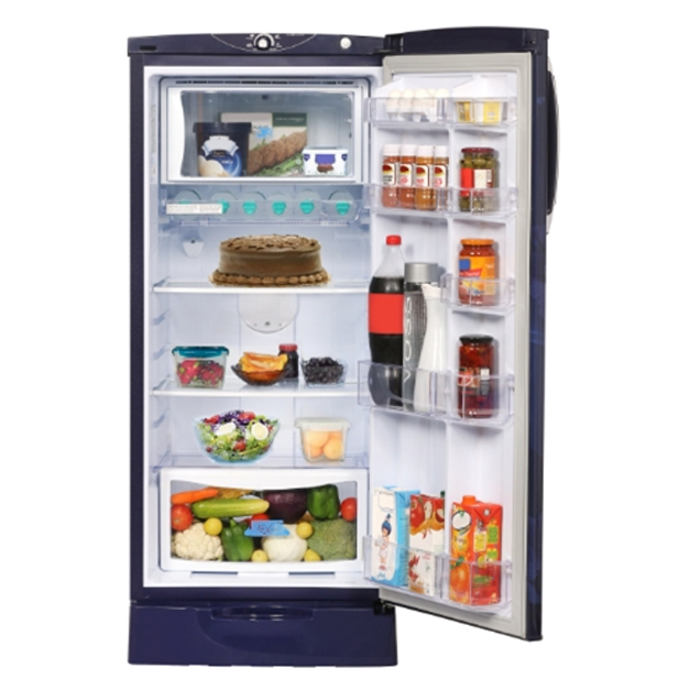 Godrej 190 Liter Single Door Refrigerator (RDEDGE 205BXP TAF GL BL) model RDEDGE 205BXP TAF GL BL front view - GharOne Nepal view 3